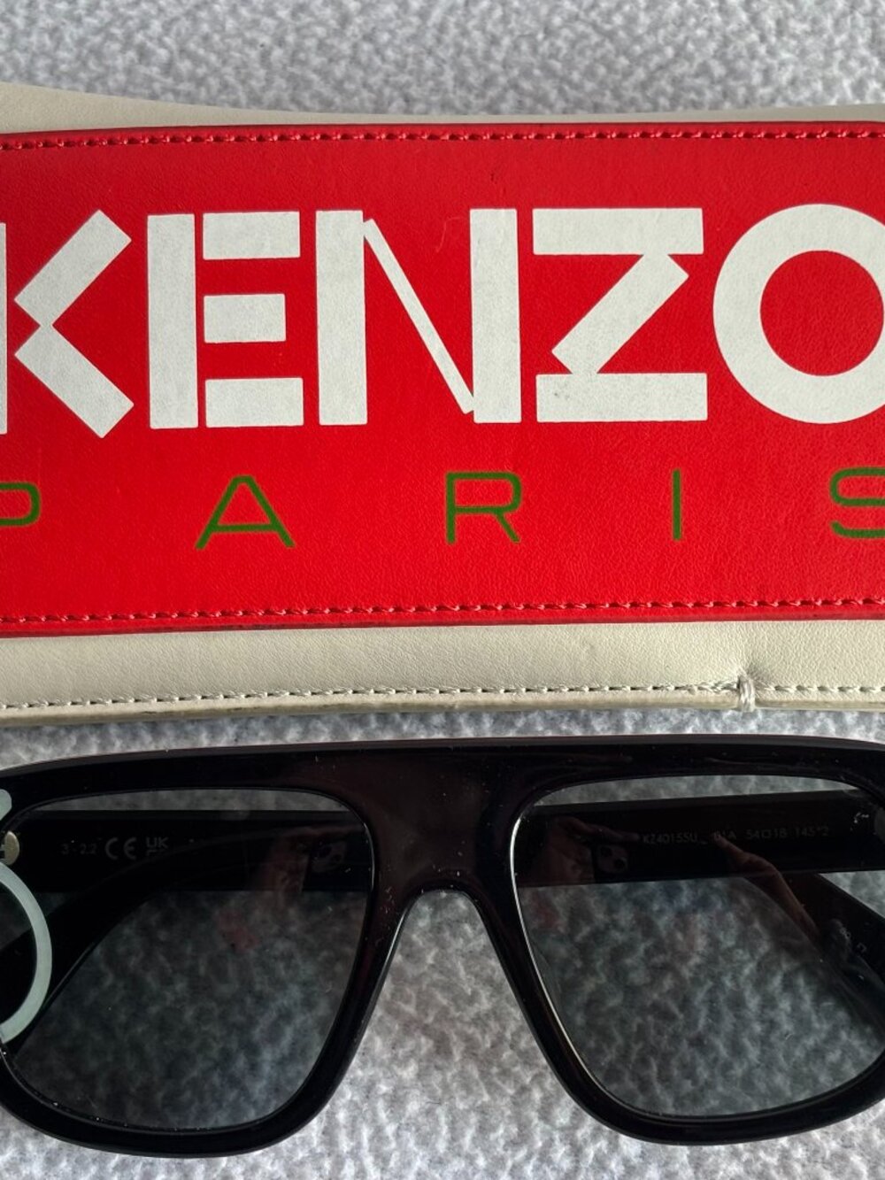 Vintage Kenzo Paris KZ40155U Black Frame Sunglasses
